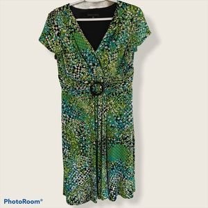 Sandra Darren Midi Length Petite Size 14 Dress